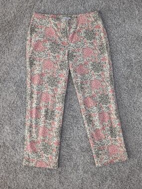 Women's Charter Club Katherine fit cropped pants Floral Print